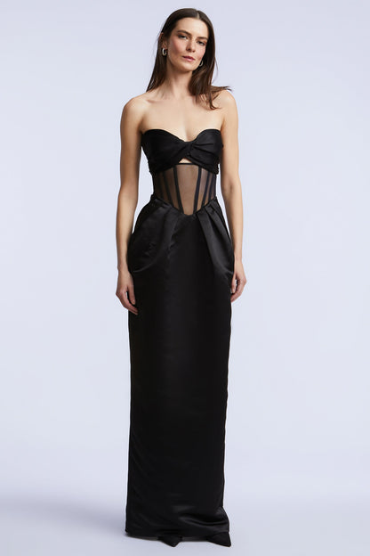 BCBGMAXAZRIA Elizabeth Gown Black