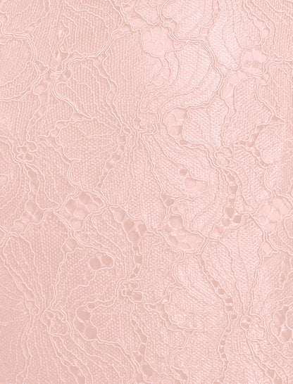 BCBGMAXAZRIA Lace Strapless V Neckline Gown Blossom