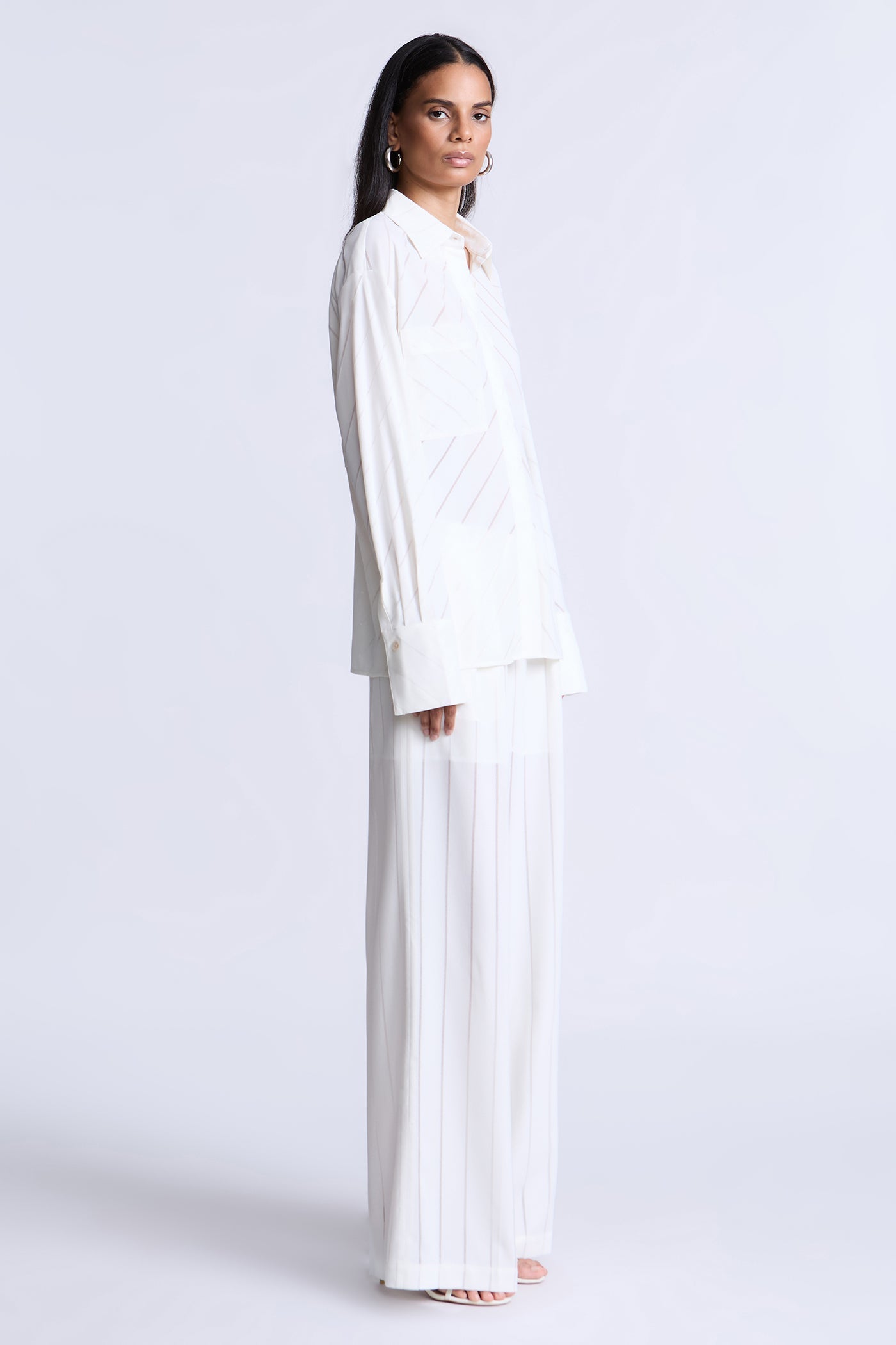 BCBGMAXAZRIA Eden Top Snow White