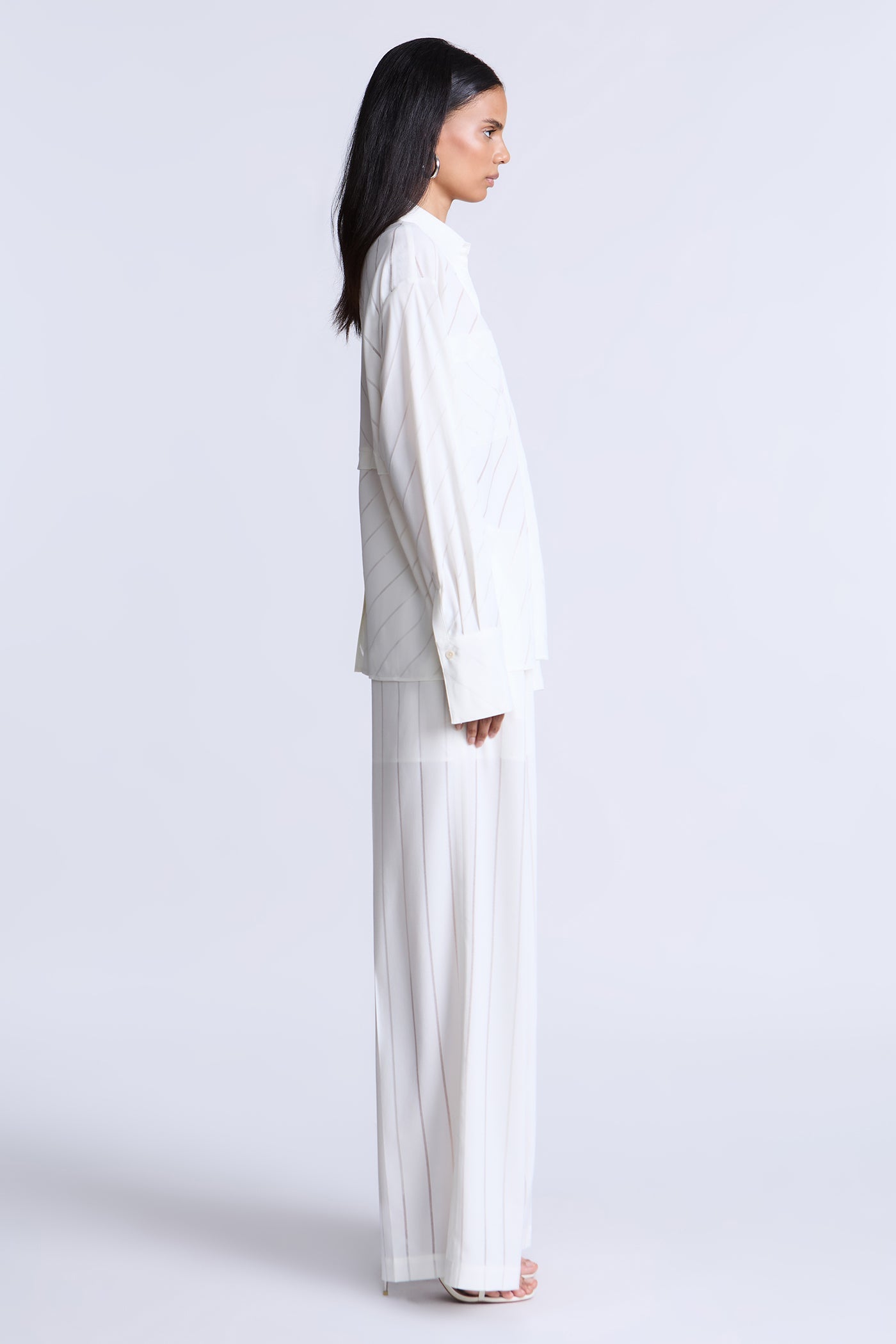BCBGMAXAZRIA Eden Top Snow White