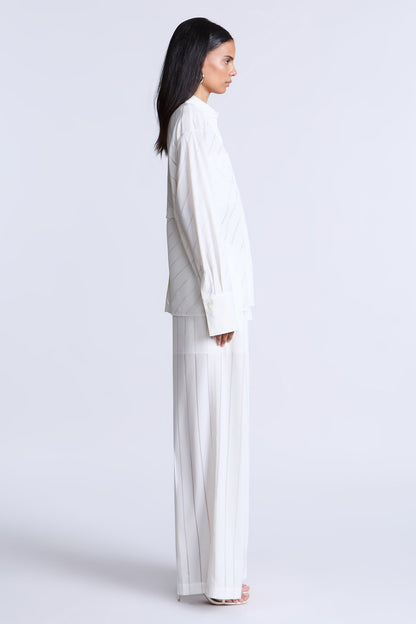 BCBGMAXAZRIA Eden Top Snow White