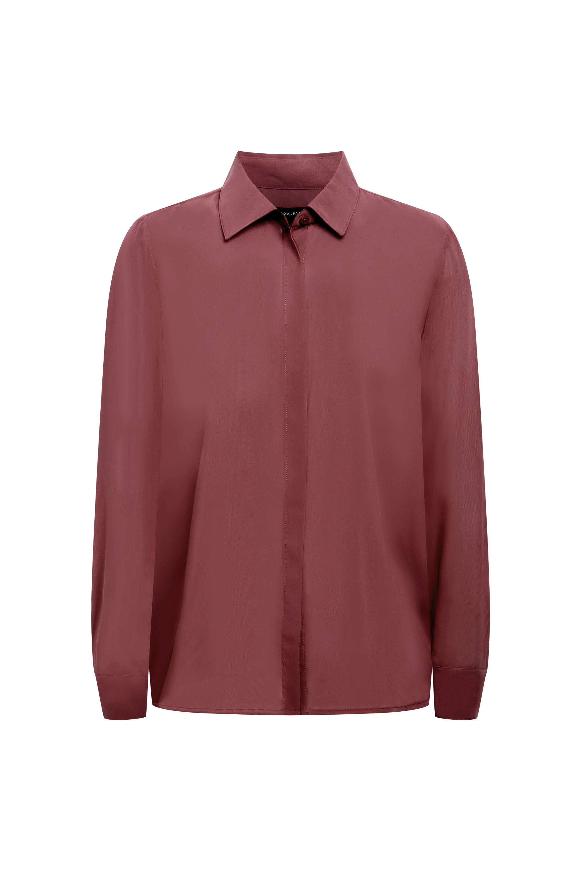BCBGMAXAZRIA Chiffon Button Down Renaissance Rose