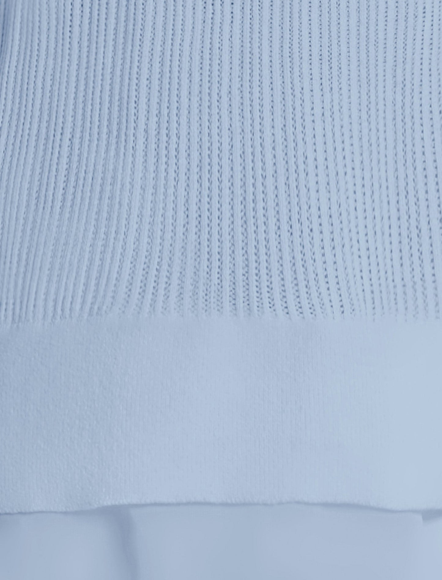 BCBGMAXAZRIA Pointelle Knit Sweater Cloud